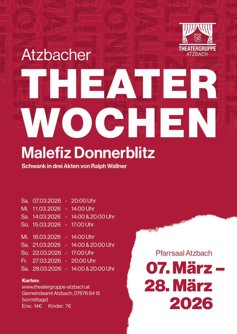 Programm für dieses Jahr